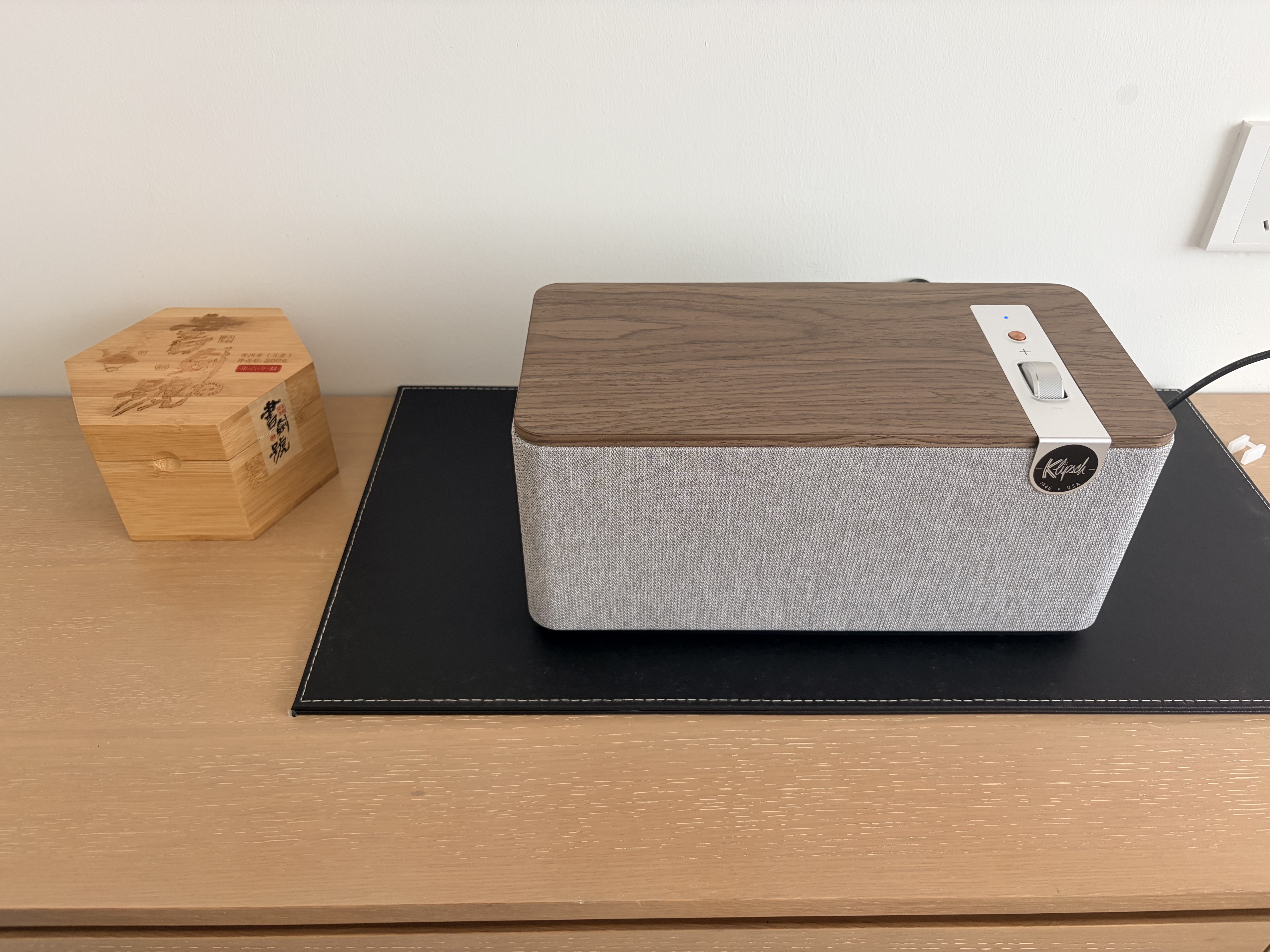 杰士（Klipsch）The One Plus 2.1發(fā)燒HiFi藍牙桌面多功能音響音箱 多臺串聯(lián)APP控制 胡桃木色 曬單實拍圖