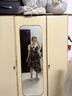 LULUALWAYS【商場同款】25夏季新款法式浪漫飄逸不規則設計連衣裙 黑色 S 曬單實拍圖