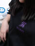 所羅印重磅純棉t恤訂做男女短袖寬松全棉圓領班服聚會活動定制圖案印字 【260G全棉】黑色-自然垂感 S 曬單實拍圖