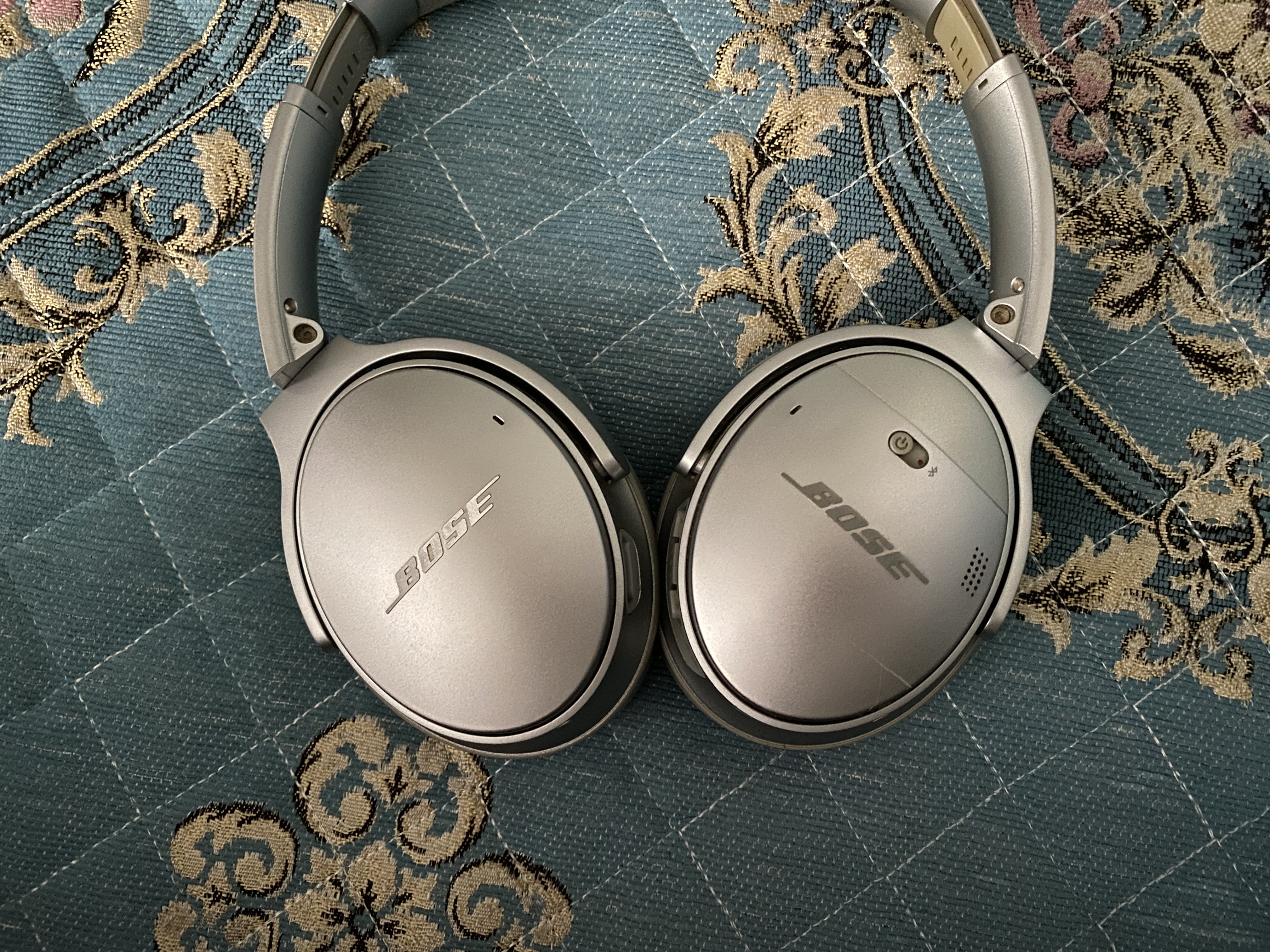 GESONGZHE【順豐發(fā)貨】適用原裝博士BOSE QC35二代耳罩QC25/15耳機(jī)套QC45海綿套保護(hù)套QC Ultra耳套 QC35 小羊皮 灰色耳套+灰色墊片 曬單實(shí)拍圖