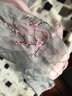 一米畫紗 絲巾女圍巾女士紗巾高檔刺繡混紡禮服披肩兩用杭州絲綢 花錦世界 紅色 曬單實拍圖