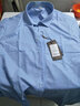 鱷魚(yú)恤豎條紋襯衫男短袖抗皺免燙夏季職業(yè)商務(wù)正裝休閑男士襯衣 DX6634 43 180/104A 曬單實(shí)拍圖