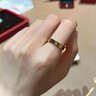 卡地亞（Cartier）戒指男友同款 Cde情侶婚戒結婚鑲鉆對戒 送女友老婆節日生日禮物 18k玫瑰金 B4210700 保卡信息-隨機年份 55 曬單實拍圖