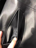 法莎尼亞品牌真皮皮衣男秋冬季綿羊皮西服中長款風(fēng)衣皮夾克西裝外套皮草 高檔黑色-1 XL 180 曬單實(shí)拍圖