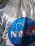 NASA MARVEL牛仔褲男士夏季七分褲直筒美式潮流透氣戶外休閑褲 復古藍 XL 曬單實拍圖