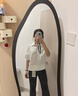 Navigare意大利小帆船絞花POLO衫女士2026年夏季最新款短袖翻領針織T恤衫 梔子白 M 偏修身 曬單實拍圖
