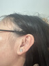 曼禾（MANHE）S999足銀耳釘女士2026新款耳環(huán)飾老婆生日七夕情人節(jié)禮物送女朋友 曬單實(shí)拍圖