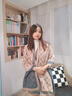 MITHAOL KUSC圍巾女秋冬2025新款圍脖女披肩加厚保暖輕奢生日禮物送女生女友粉色【禮盒裝】均碼 曬單實(shí)拍圖