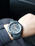 西鐵城（CITIZEN）AR系列光動能腕表夜光三針黑盤皮帶男士休閑手表 AW1157-08H 曬單實拍圖