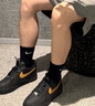 耐克（NIKE）AirForce1皮革Low時尚舒適減震防滑耐磨簡約潮流百搭低幫板鞋男款 黑/棕褐色 42.5 曬單實拍圖