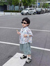 G.duck小黃鴨童裝男童襯衫套裝夏季2026帥氣男孩寶寶衣服兩件套兒童夏裝 花色 90 建議1~2歲【 80-90cm】cm 曬單實拍圖