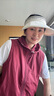 連帽抽繩薄款防曬馬甲女2026春夏新款韓版時(shí)尚背心休閑透氣外套潮 酒紅色 L 建議122-134斤 曬單實(shí)拍圖