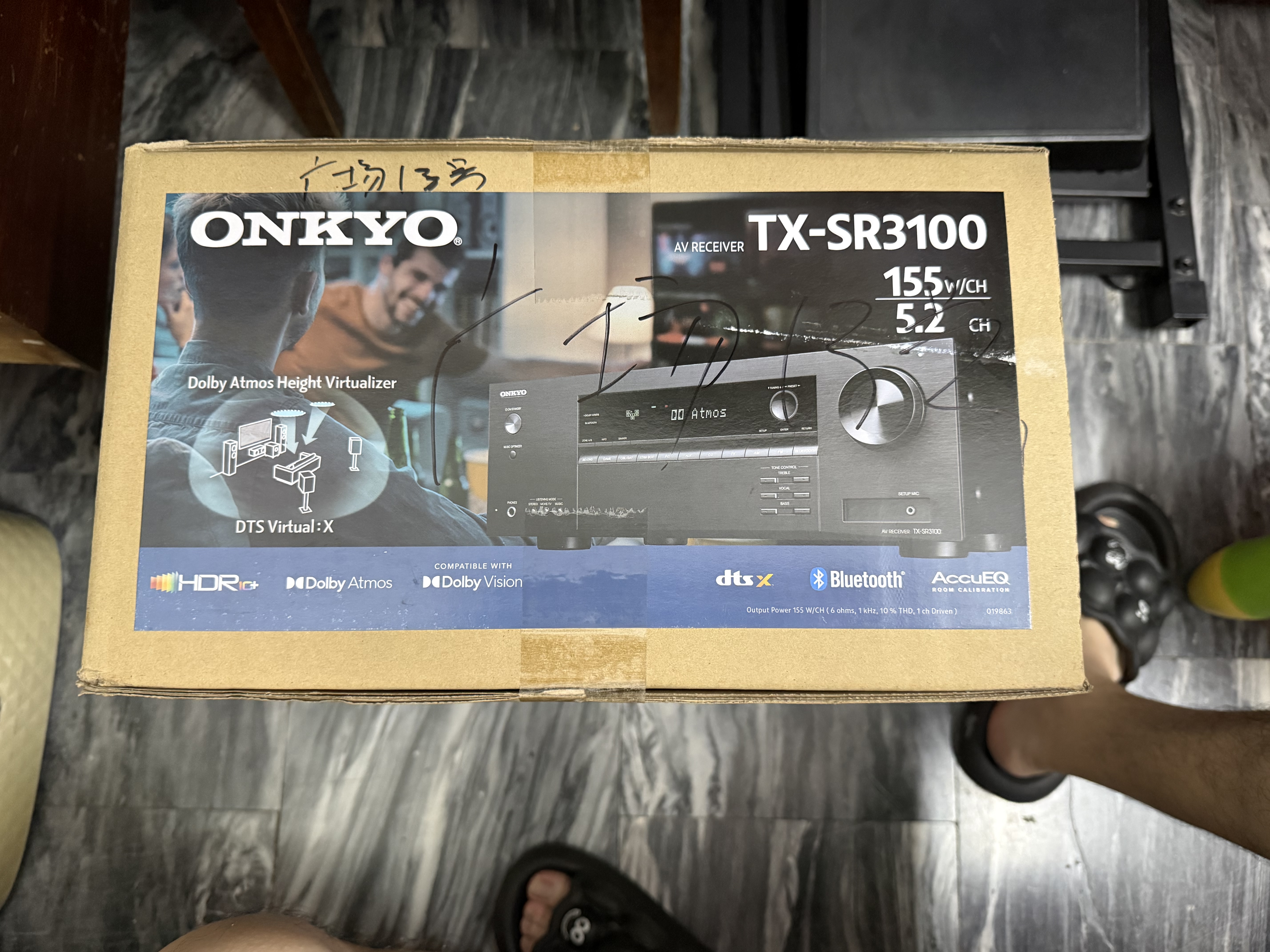 ONKYO安橋TX-SR3100 功放 5.2聲道8K家庭影院音響音箱AV功放機進口3.2.2杜比全景聲8K DTS:X 藍牙 TX-SR3100 曬單實拍圖