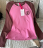 橘滋（Juicy Couture）T恤女25年秋冬新款白色休閑打底衫圓領長袖上衣 粉紅 L 曬單實拍圖