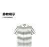 HLA海瀾之家短袖POLO衫男26馬年快樂馬翻領(lǐng)條紋短t男夏 曬單實(shí)拍圖