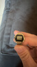 卡西歐（CASIO）限定戒指手表禮盒液晶顯示LED照明 50周年紀(jì)念金色款卡西歐小方塊 CRW-001G-9PR【金色款】 曬單實(shí)拍圖