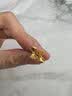 中國黃金（CHINA GOLD）黃金甜蜜心禮耳釘女足金蝴蝶結耳飾時尚甜美生日禮物送女友老婆 足金甜蜜心禮耳釘約1.53g 曬單實拍圖