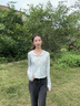 波司登（BOSIDENG）夏季國標時尚防曬衣女防紫外線騎行瑜伽修身外套B250523162 灰水波紋9BY7-格雷系 S 160/84A 體重約100-110斤 曬單實拍圖