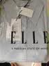 ELLE法式時尚洋氣減齡條紋襯衫女2026春裝新款設計感寬松小眾上衣 條紋 S 曬單實拍圖