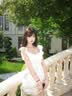 春乏小飛袖白色連衣裙短款a掐腰小白短裙子女夏日絕美初戀miu系小洋裙 白色小飛袖露背連衣裙‘ S 曬單實拍圖