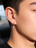 恩久原創(chuàng)簡(jiǎn)約潮男耳環(huán)單只耳釘高級(jí)感個(gè)性痞帥潮流酷酷的新設(shè)計(jì)耳扣 【單只】鉆石耳扣 曬單實(shí)拍圖