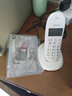 摩托羅拉（Motorola）數字無(wú)繩子母機無(wú)線(xiàn)電話(huà)機中文顯示 雙免提 辦公家用電話(huà)機 CL101C一拖一白色 曬單實(shí)拍圖