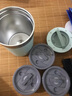 萬象（WANXIANG） 保溫飯盒不銹鋼真空大容量保溫帶背包多功能便 灰綠色 曬單實拍圖