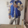 FOX.G夾克男春秋男士外套男款夏季棒球服男裝2025新款夏季女士情侶衣服 男女情侶款寬松夾克薄款寶藍(lán)色 M 【建議110斤內(nèi)】 曬單實(shí)拍圖