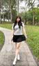浪莎胖mm大碼運(yùn)動(dòng)短褲女夏季速干透氣假兩件防走光瑜伽服跑步健身短褲 曬單實(shí)拍圖