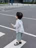 G.duck小黃鴨童裝男童襯衫套裝夏季2026帥氣男孩寶寶衣服兩件套兒童夏裝 花色 90 建議1~2歲【 80-90cm】cm 曬單實拍圖