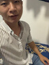 皮爾卡丹襯衫男夏季商務(wù)休閑修身襯衣男士薄款韓版潮流七分袖條紋外套上衣 白色黑條+黑色條紋 L 曬單實(shí)拍圖
