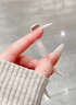 中國黃金（CHINA GOLD）白月光玉髓戒指女款指環百搭高級感手飾情人節生日禮物送女友愛人 白月光戒指【內徑15-16MM】 曬單實拍圖