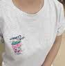 愛依服正肩小個(gè)子印花短袖T恤女2026夏季新款顯瘦短款圓領(lǐng)半袖上衣ins潮 T260#-白色 XL (120-135斤) 曬單實(shí)拍圖