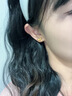 中國黃金（CHINA GOLD）18K金在逃公主耳釘女士蝴蝶結耳飾七夕情人節禮物送女友老婆生日 18K金蝴蝶結耳釘 曬單實拍圖