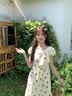 程朵連衣裙夏季多巴胺2026新款中長裙學生少女小個子高中初中女生裙子 圖片色 均碼 (可備注碼數) 曬單實拍圖