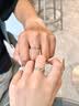 唯一（Winy）999純銀戒指情侶對戒男女款一對求婚訂婚女友老婆七夕情人節禮物 曬單實拍圖