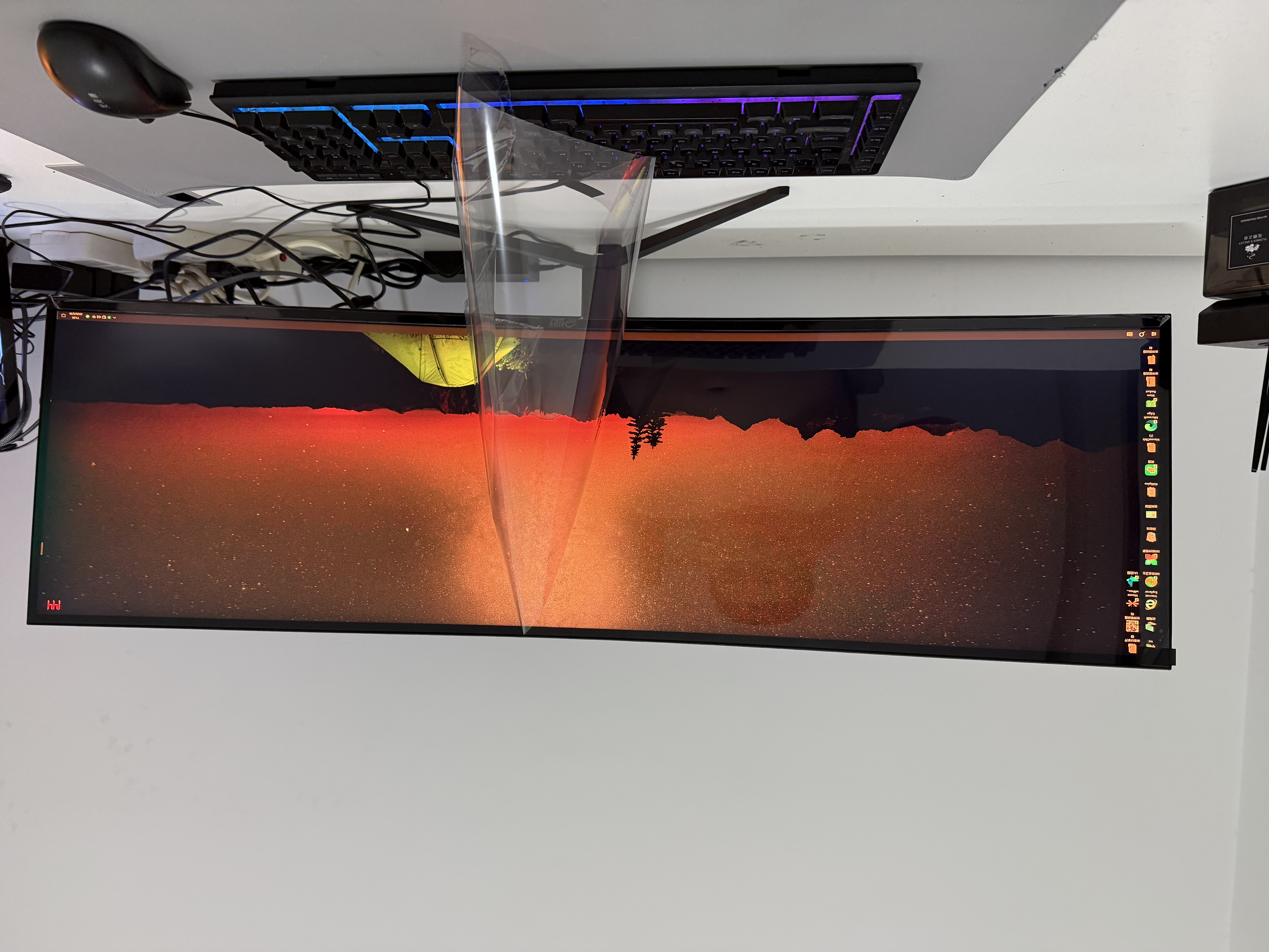 川升-快速液晶面板顯示器40英寸49英寸準5K帶魚屏Nano-IPS原裝模組曲面超屏辦公大屏電腦外接副屏 M49Q 49寸Black-IPS/5K144Hz 曬單實拍圖