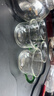 美斯尼 玻璃杯子加厚耐熱玻璃茶杯品茗杯功夫茶杯小品杯主人杯茶具配件 6只 綠柄 曬單實拍圖