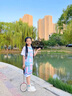 G.DUCKKIDS小黃鴨童裝兒童籃球服女童套裝夏季扎染女孩衣服夏裝短袖運動(dòng)褲子 粉色 130 尺碼7~8歲【120-130cm】 曬單實(shí)拍圖