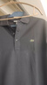 LACOSTE【王一博同款】法國鱷魚男裝26夏季新款短袖Polo衫|PH6348 S5T/冷灰色 XL 6 曬單實(shí)拍圖