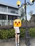 LDBE美式復古V領撞色正肩刺繡短袖T恤女夏季收腰顯瘦休閑上衣高級感潮 灰色 L 【110-125斤】 曬單實拍圖