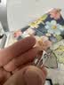 中國黃金（CHINA GOLD）s足銀指環王魔戒ins風尾戒指環簡約老婆生日禮物送女朋友老婆禮物 足銀魔戒藏文戒指【玫瑰禮盒】 曬單實拍圖