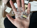Colaivkloia情侶款項鏈男女玫瑰金色銀鎖骨鏈黑白吊墜情人節生日禮物送男女友 XL0115陶瓷黑（銀項鏈） 曬單實拍圖