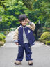 巴拉巴拉童裝男童外套學(xué)院棒球服秋上衣寬松 深藍(lán)80821 100 cm 曬單實(shí)拍圖