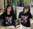 MARDI MOUNTAIN專柜授權 韓國正品2026春夏款小雛菊黑白純棉短袖女t恤 經典黑 S  80-100斤 曬單實拍圖