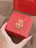 老鳳祥純銀夜光情侶項(xiàng)鏈款男女款紀(jì)念日生日七夕情人節(jié)禮物送女友老婆 【京倉直發(fā) 當(dāng)/次日達(dá)】【情侶一對】環(huán)環(huán)相扣情侶項(xiàng)鏈 曬單實(shí)拍圖