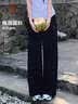 駱駝（CAMEL）【漫游】休閑運動褲女長褲春秋季新款棉感寬松闊腿百搭休閑褲子 曬單實拍圖