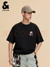 杰克·瓊斯（JACK&JONES） 【涼感】男裝夏季T恤時(shí)尚純色立體熊貓刺繡圓領(lǐng)寬松226201128 曬單實(shí)拍圖