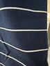 七匹狼【絲光棉】短袖POLO衫男夏季純棉條紋T恤 101(藏青) 2XL180/96A 曬單實拍圖