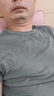 皮爾卡丹（pierre cardin）2件】桑蠶絲涼感短袖t恤男夏季2026新款寬松潮流半袖上衣男士體恤 淺綠色+酒紅色【兩件裝】 L 【115-130斤】 曬單實拍圖